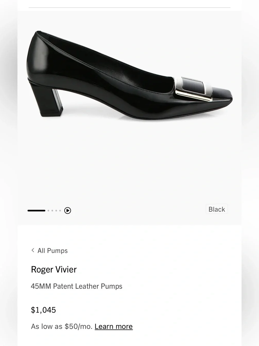 Roger Vivier patent pumps